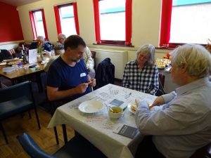 People at Eyemouth Happiness Habits Cafe