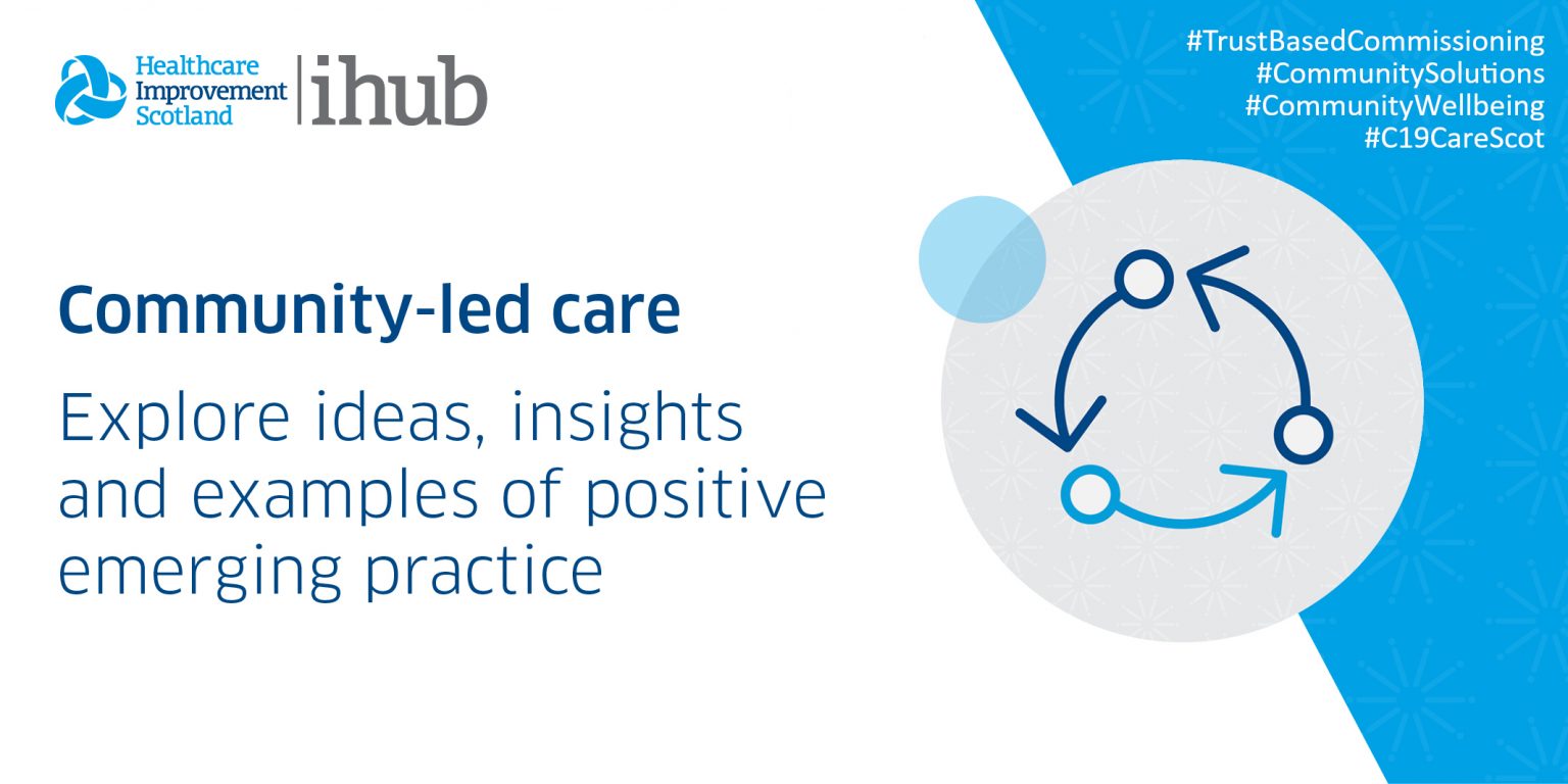 ihub Community-led care.Explore ideas, insights and examples of positive emerging practice