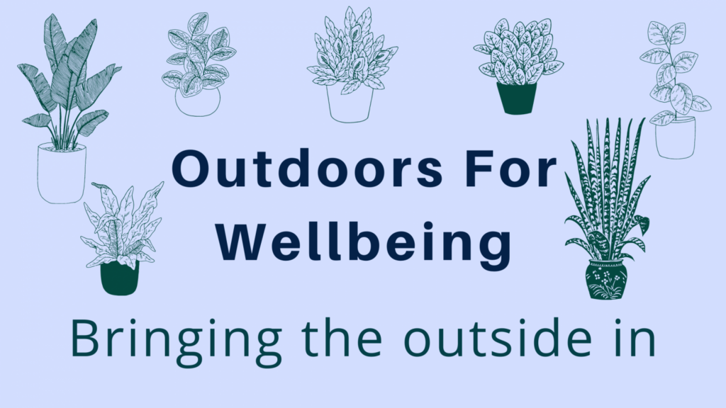 Outdoors for wellbeing - bringing the outside in