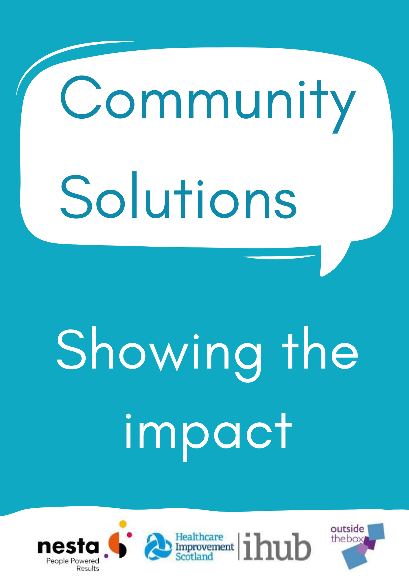 Community Solutions. Showing the impact