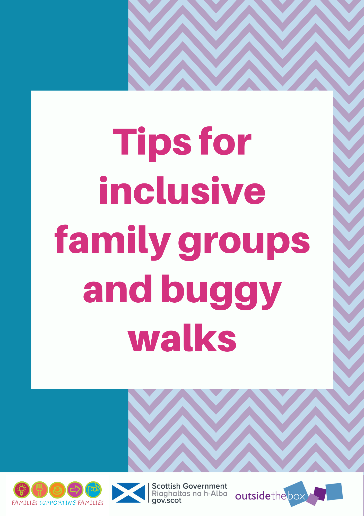 Tips for inclusive family groups and buggy walks