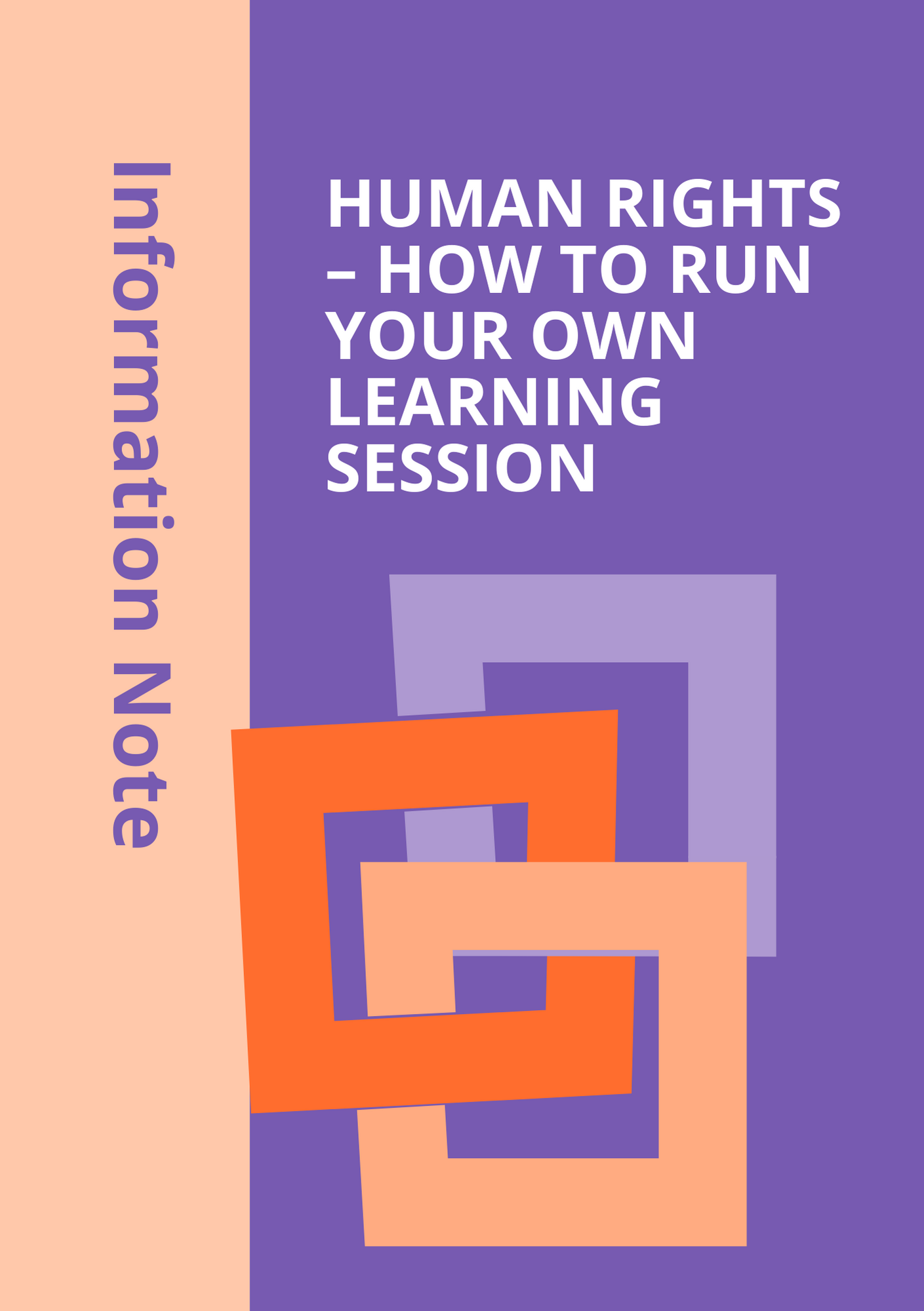 Human rights - how to run your own learning session