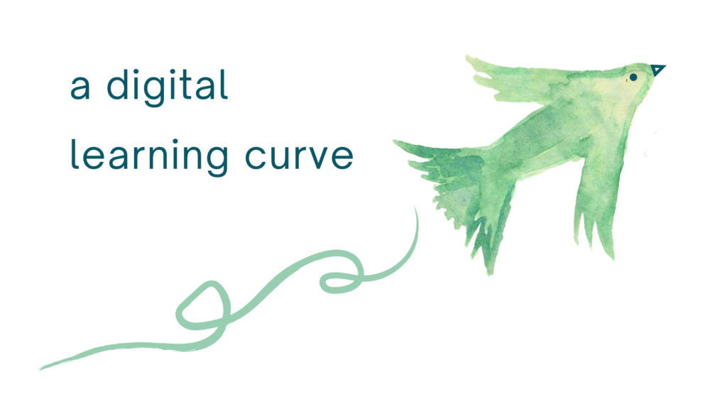 a digital learning curve
