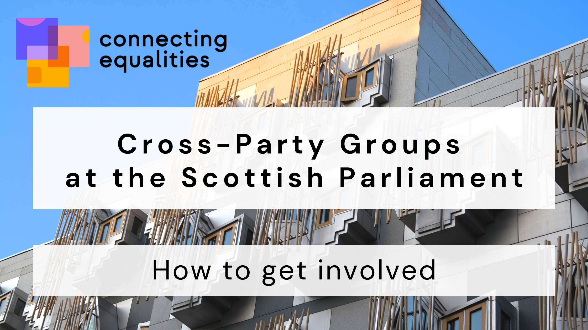 Cross-party groups at the Scottish Parliament. How to get involved