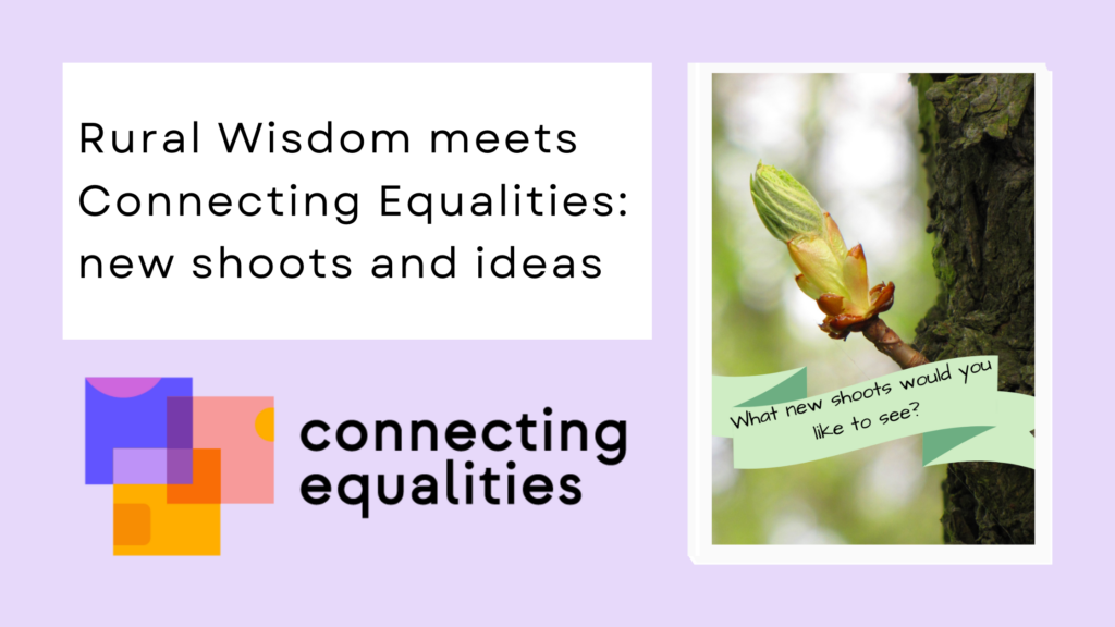 Rural Wisdom meets Connecting Equalities: new shoots and ideas. What new shoots would you like to see?