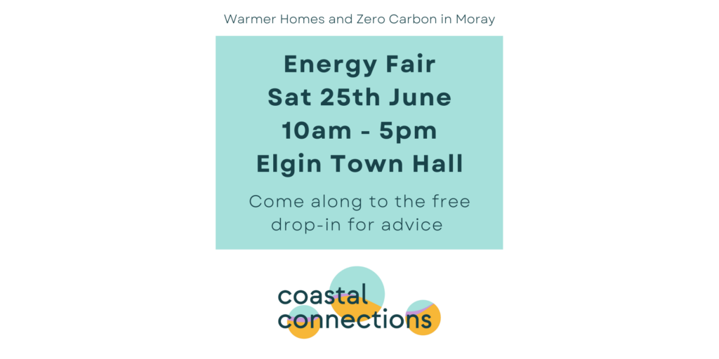 energy fair Sat 25th June 10am-5pmj Elgin Town Hall