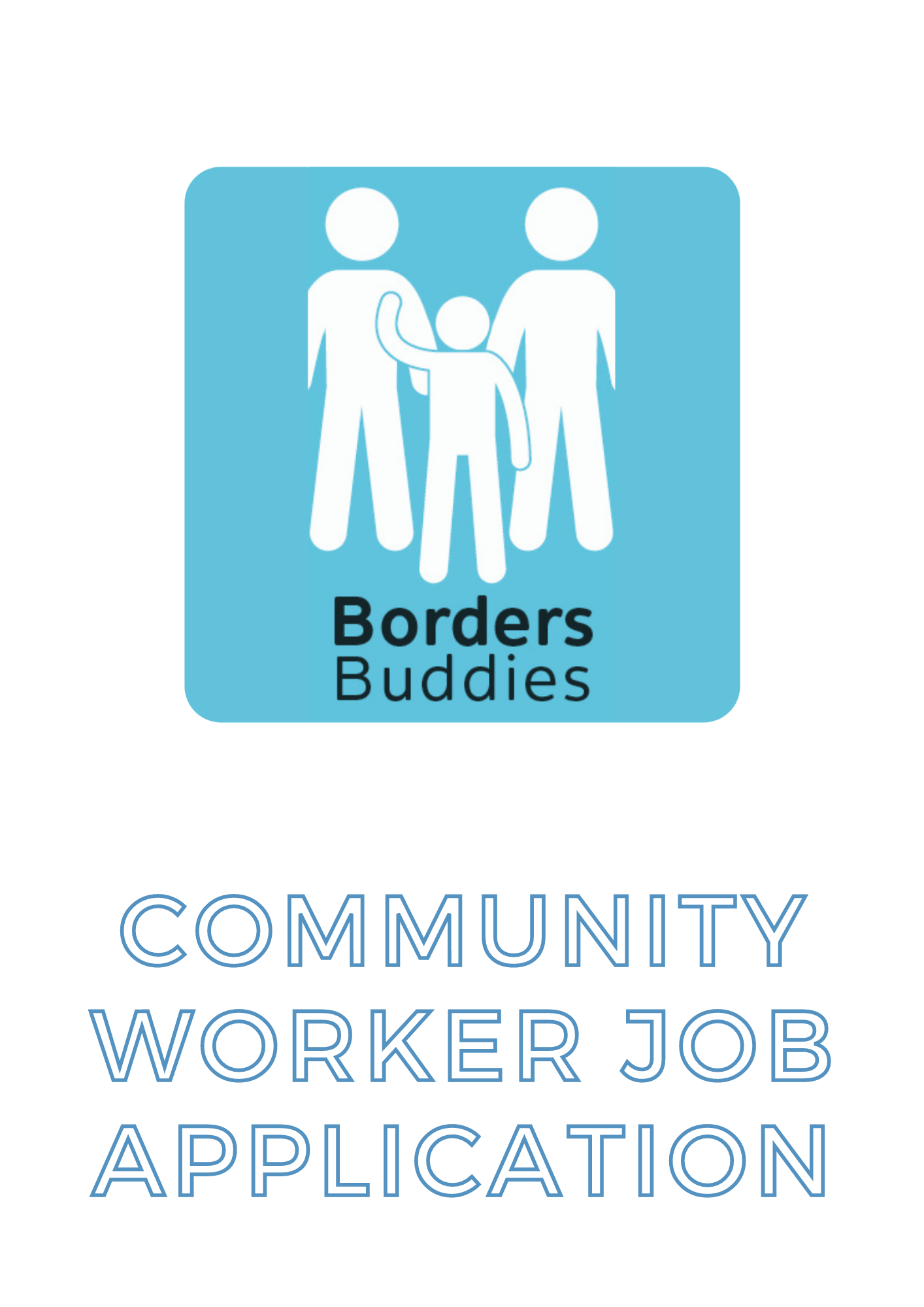 Community worker job application