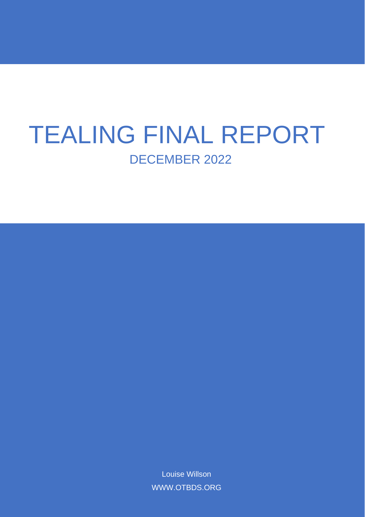 Tealing final report December 2022