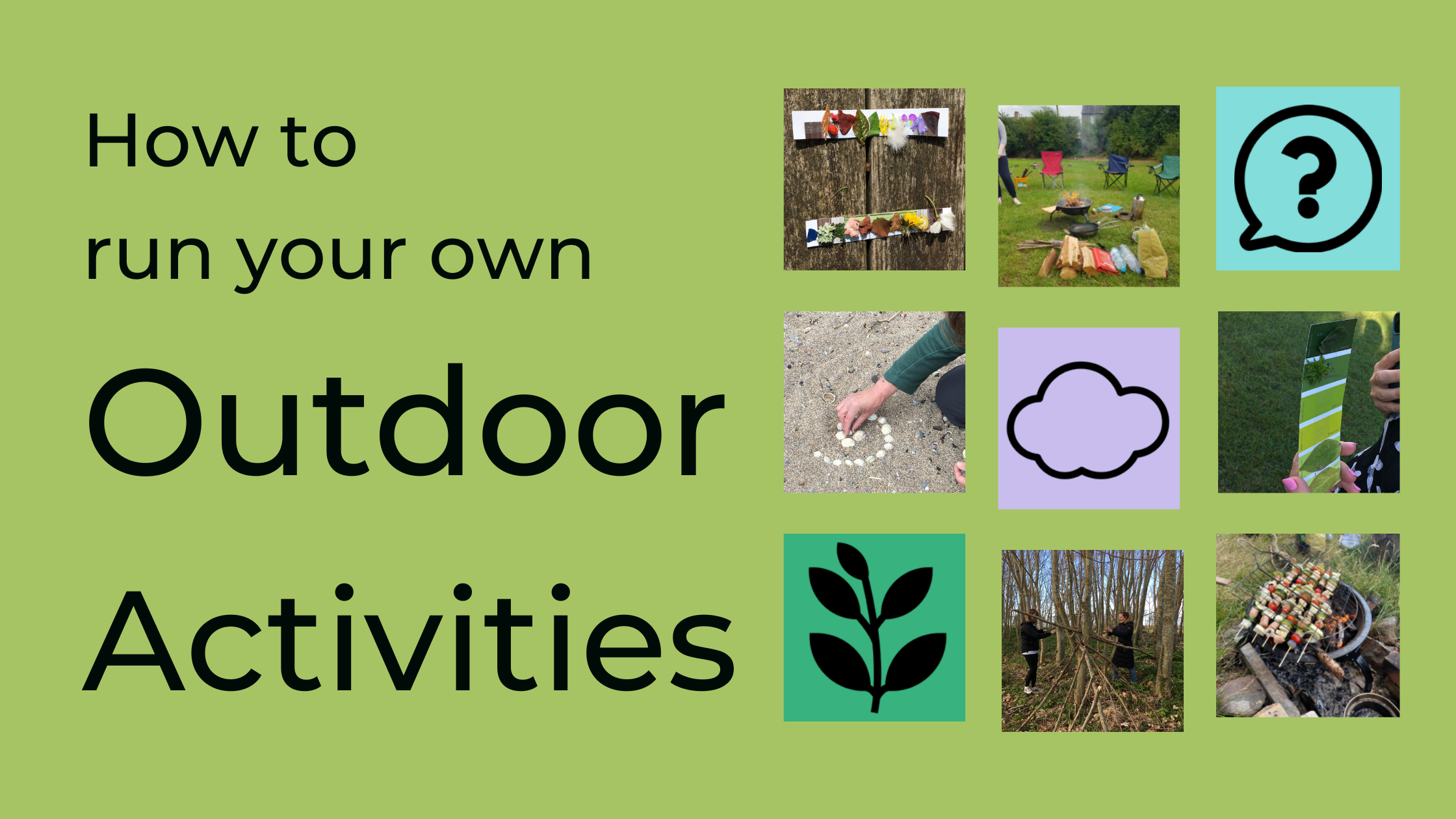 how to run your own outdoor activities