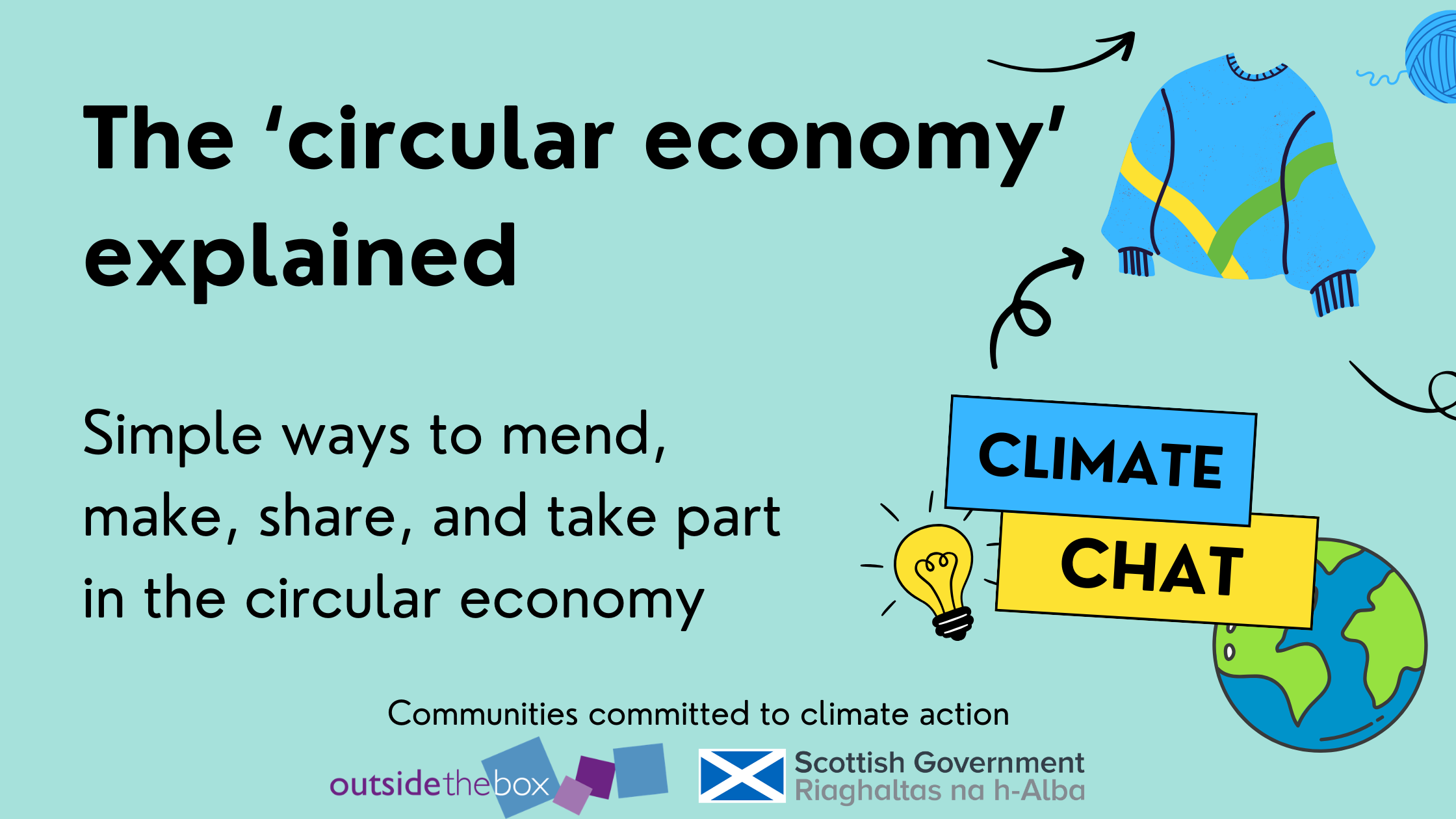 The circular economy explained. Simple ways to mend, make, share and take part in the circular economy