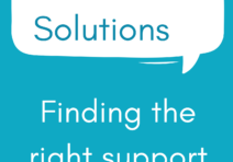 Community Solutions. Finding the right support