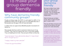 Dementia friendly tips cover page